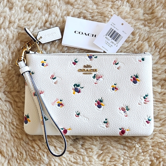 NWT Coach Chalk Floral Wristlet 🎁 - Picture 12 of 13